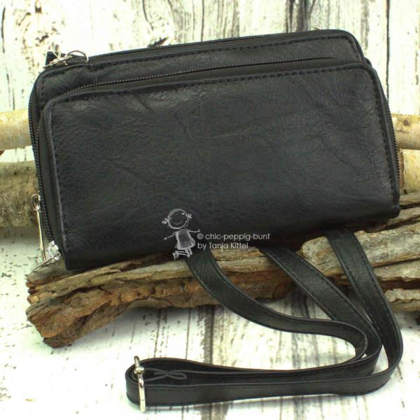 kleine Handtasche-Geldbeutel in schwarz
