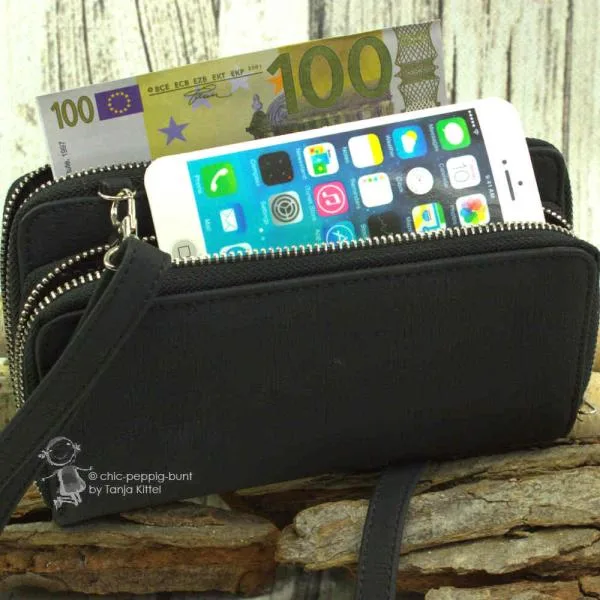 kleine Handtasche mit Handyfach