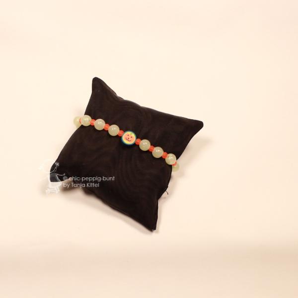Leucht-Armband Orange – Fluoreszierendes Halloween-Accessoire