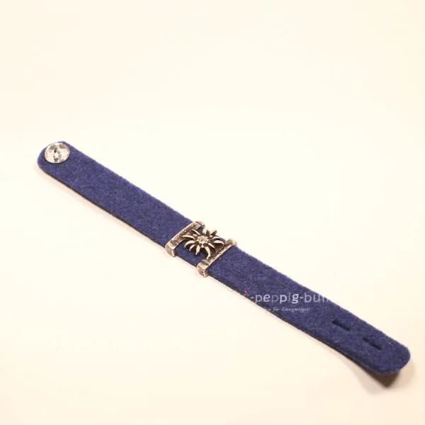Trachten Armband dunkelblau
