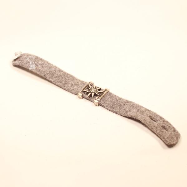 Trachten Armband hellgrau