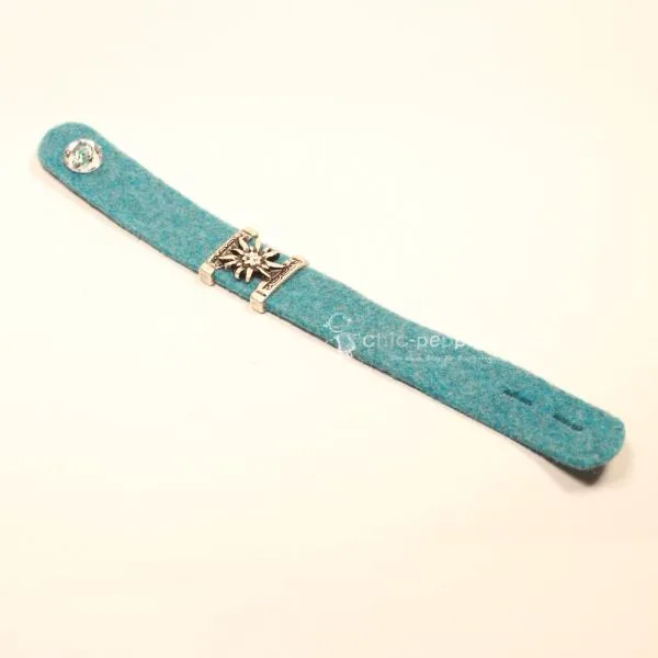 Trachten Armband hellblau