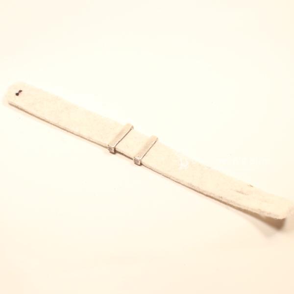 Armband Metall-Edelweiß Strass - Stein Filz weiss Trachtenstil