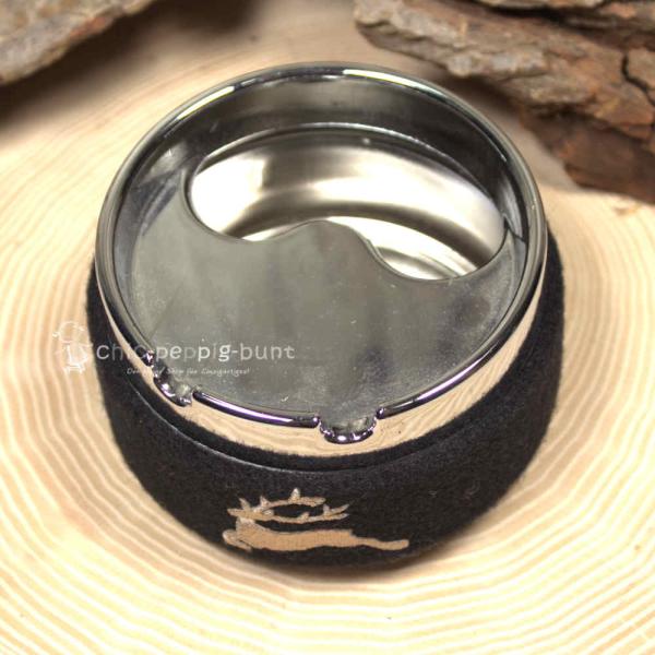 Aschenbecher für draussen in schwarz Aschenbecher für draussen in schwarz