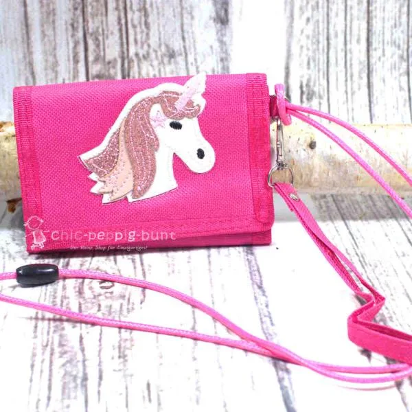 pink farbiger Kinder Brustbeutel