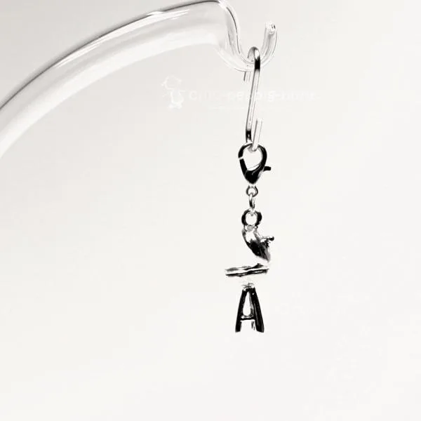 Charmsanhänger Grill rund versilbert - charms anhaenger grill sommer versilbert