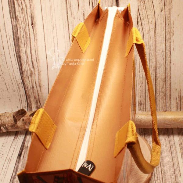 Shoppertasche "Lesekatze" – Robuste Einkaufstasche mit Reißverschluss & Katzen-Motiv