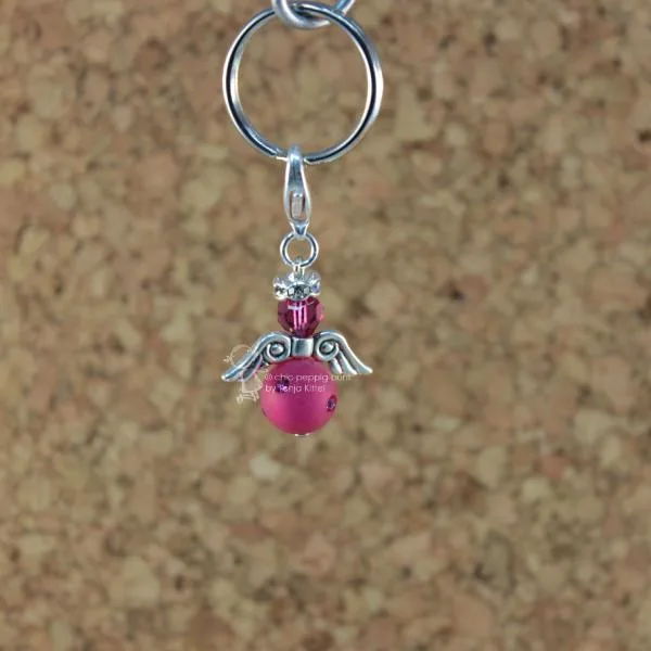 pinker Schutzengel