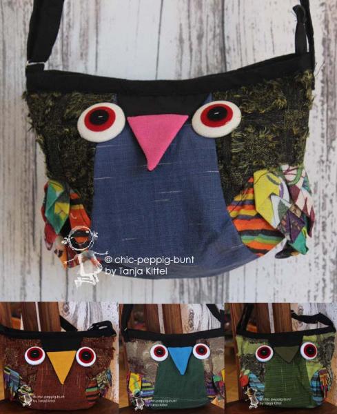 Kleine Handtasche in Eulenform Kleine Handtasche in Eulenform