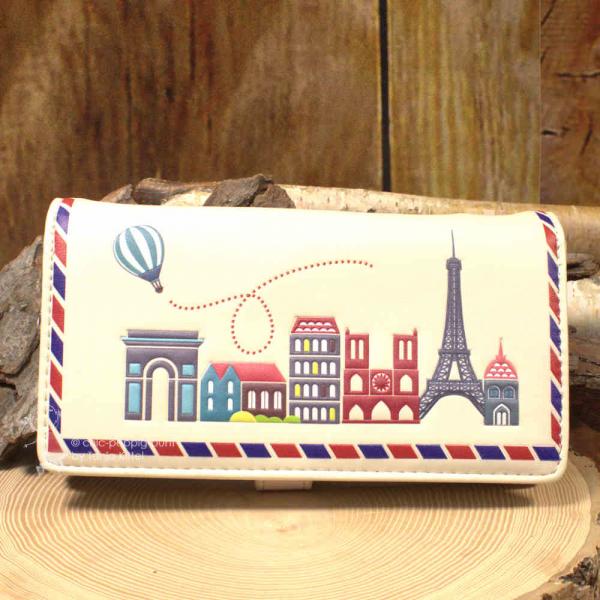 grosser Geldbeutel Motiv Postkarte Paris grosser Geldbeutel Motiv Postkarte Paris