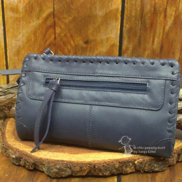 Geldbeutel gross blau