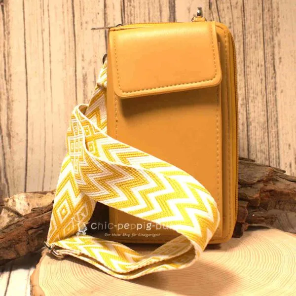 kleine Handtasche mit Geldbeutel und Handyfach