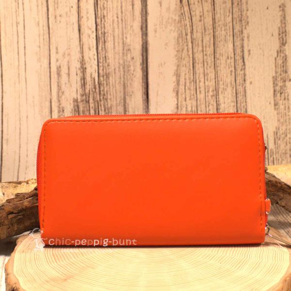 Handtasche klein als grosser Geldbeutel in orange Handtasche klein als grosser Geldbeutel in orange