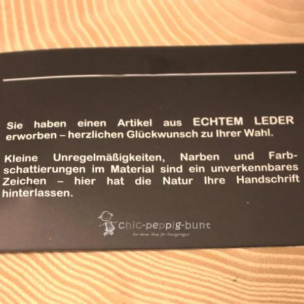 Leder glatt in schwarz Geldbeutel