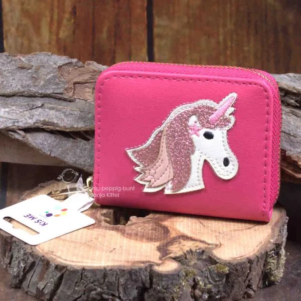 kleiner Kindergeldbeutel Einhorn