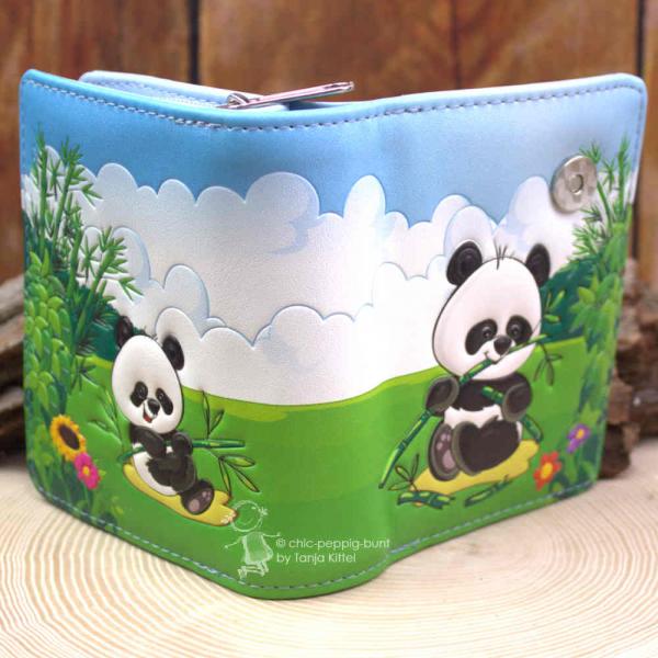 kleiner Geldbeutel Panda Motiv kleiner Geldbeutel Panda Motiv