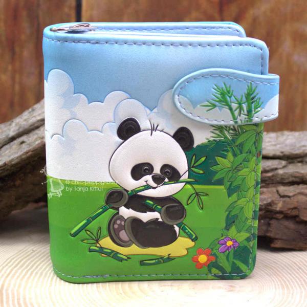 Geldbeutel klein mit Panda Motiv Geldbeutel klein mit Panda Motiv