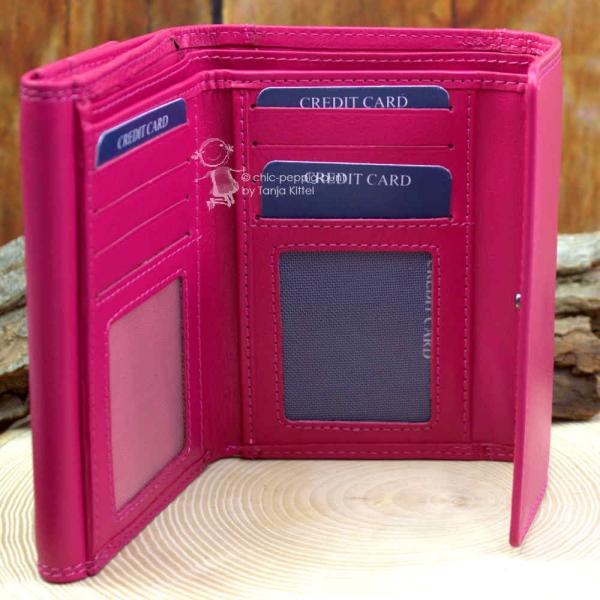 pink farbiger Leder Geldbeutel pink farbiger Leder Geldbeutel