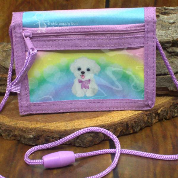 Kinder Brustbeutel mit kleinem Hund Kinder Brustbeutel mit kleinem Hund
