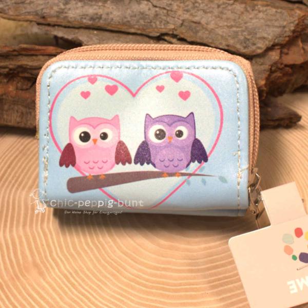 Geldbeutel mini abwaschbar blau