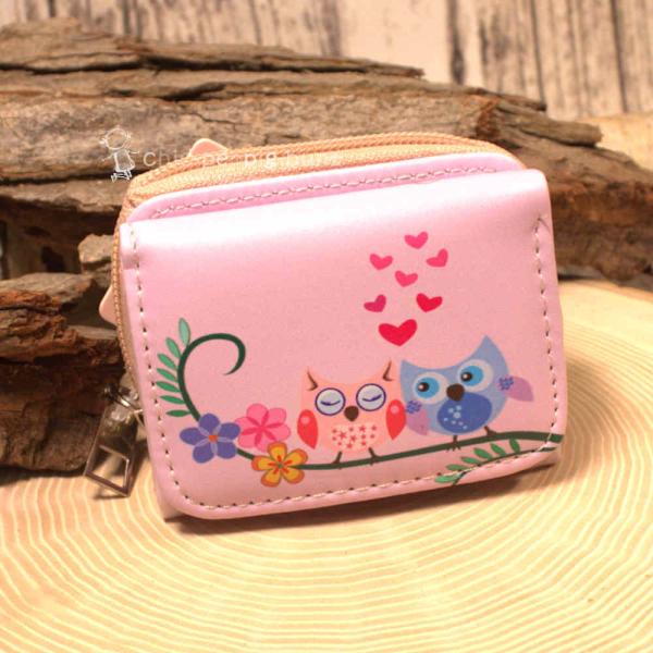 Geldbeutel mini mit Motiv Eule Geldbeutel mini mit Motiv Eule
