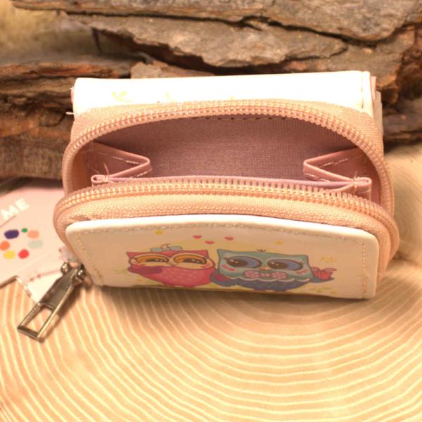 Geldbeutel mini abwaschbar creme