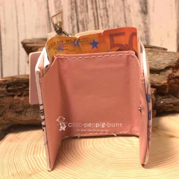 Geldbeutel mini abwaschbar rosa