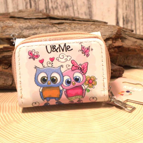 Geldbeutel mini mit Motiv Eule Geldbeutel mini mit Motiv Eule