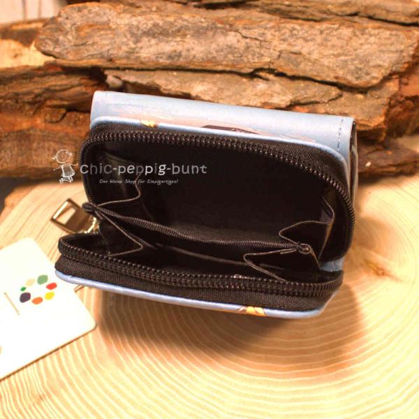 Geldbeutel mini abwaschbar hellblau Geldbeutel mini abwaschbar hellblau