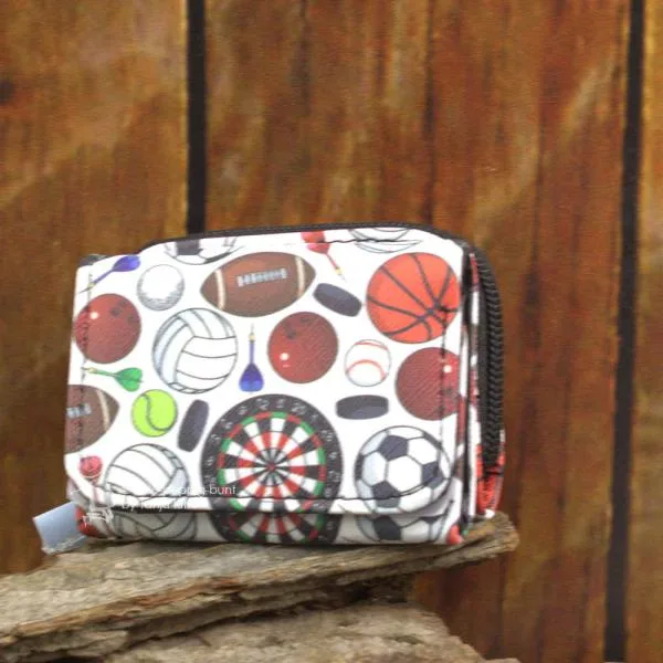Geldbeutel mit Foodball Motiv