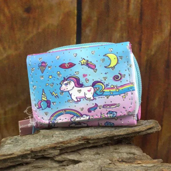 Geldbeutel mit Einhorn Motiv