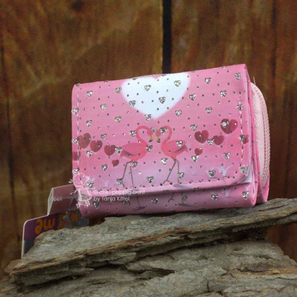 Geldbeutel mit Flamingo Motiv Geldbeutel mit Flamingo Motiv