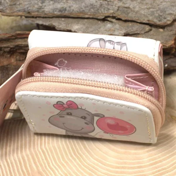 Geldbeutel mini abwaschbar rosa