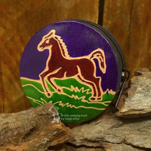 mini Geldbeutel Pferd