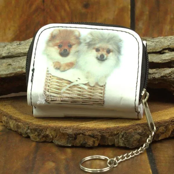 Geldbeutel mit  Hunde Motiv