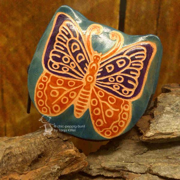 kleine Geldbörse Schmetterling