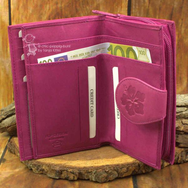 pink farbiger Leder Geldbeutel pink farbiger Leder Geldbeutel