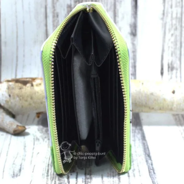 Geldbeutel aus PVC mit Pferde Foto Motiv