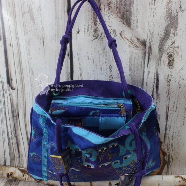 Shoppingtasche groß in blau Shoppingtasche groß in blau