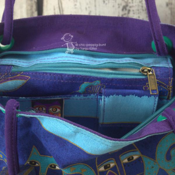 Shoppingtasche groß in blau Shoppingtasche groß in blau