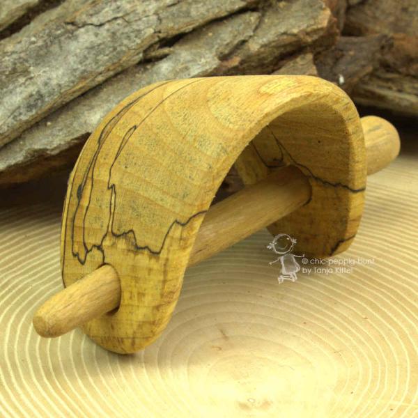 große echt Holz Dutt Haarspange in Buche große echt Holz Dutt Haarspange in Buche
