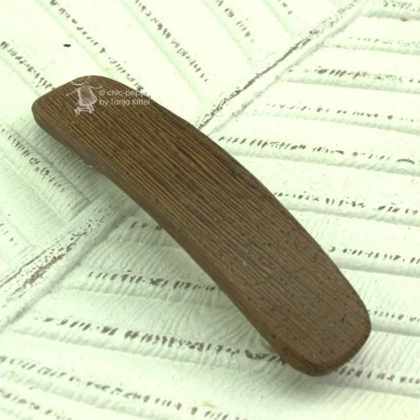 Haarspange aus Zebrano Holz