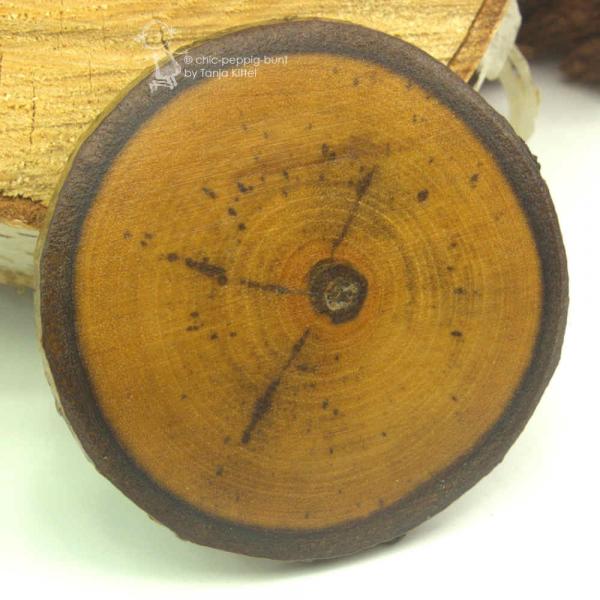 runde echt Holz Haarspange klein runde echt Holz Haarspange klein
