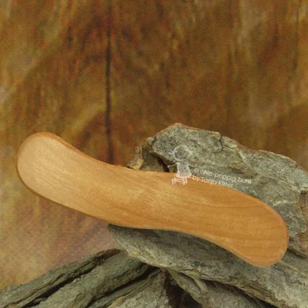 Haarspange aus Birnen Holz