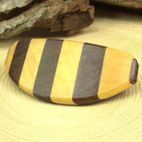 echt Holz Haarspange mittelgross