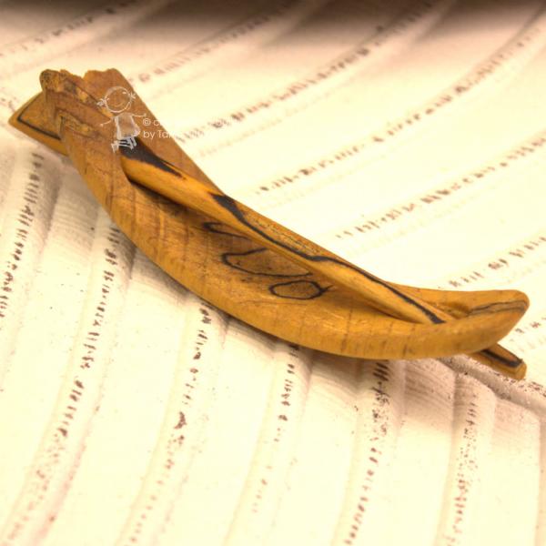 kleine schmale Holz Dutt Haarspange kleine schmale Holz Dutt Haarspange