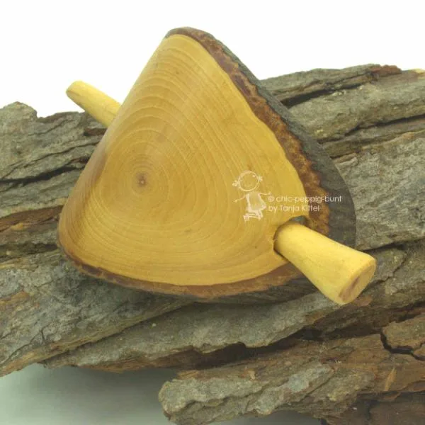 Dutt Haarspange aus Holz