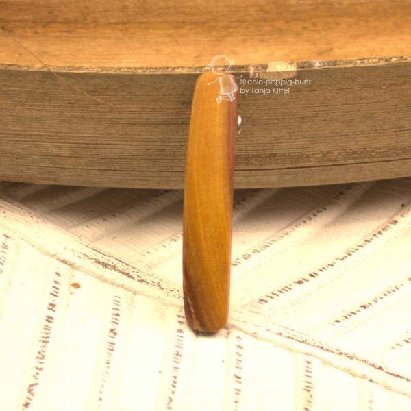 Holz Haarspange klein aus Rosenholz