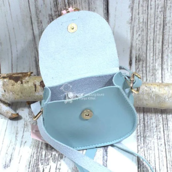 mini Handtasche für Kinder in mint grün
