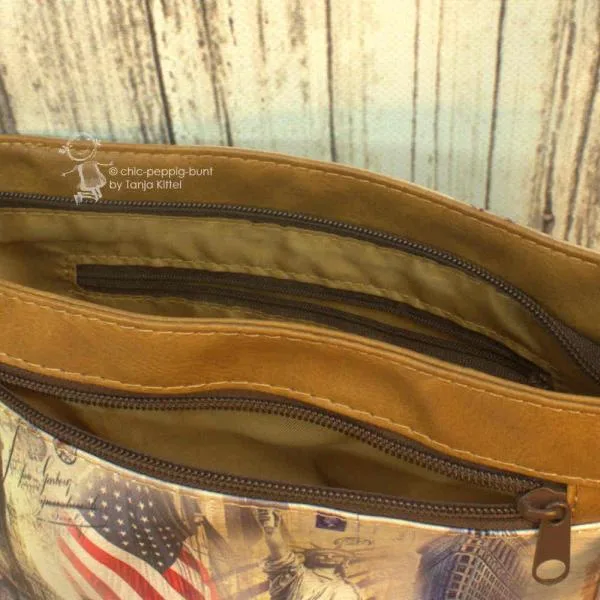 kleine Tasche mit viel Fächern